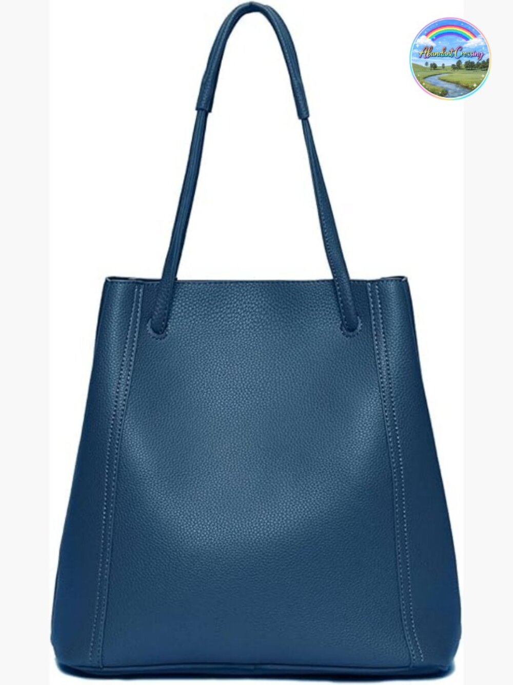 Genuine Leather Tote Bag with Adjustable Strap Work Handbag